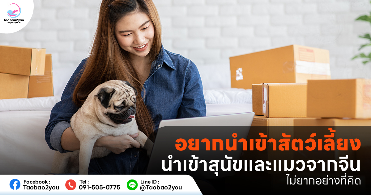 นำเข้าสัตว์เลี้ยง